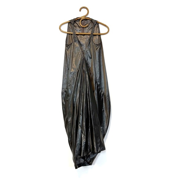 Rick Owens Dresses & Skirts - Rick Owens | Island SS13 Voluminous Shiny Silk Blend Mini Dress Size US 4